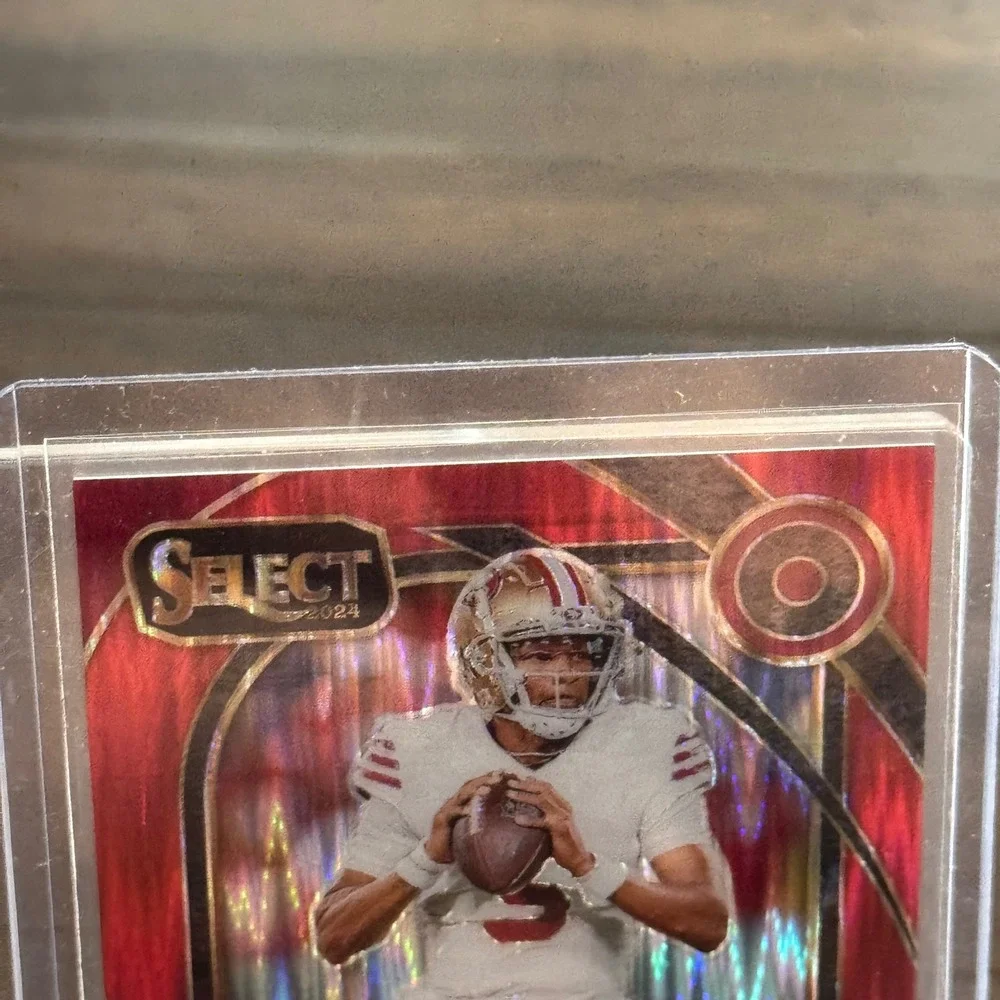Panini Select Football Joshua Dobbs Red Prizm Club Level 106/249 49ers Card